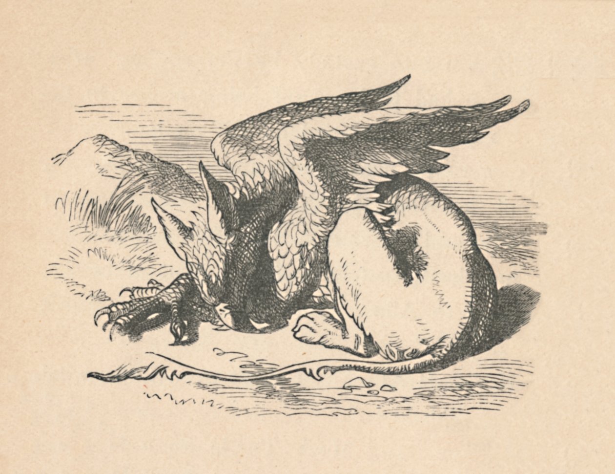 Le Griffon endormi au soleil, 1889 - John Tenniel