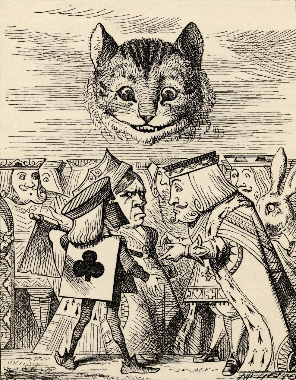 Le Roi de Cœur discutant avec le Bourreau, de 