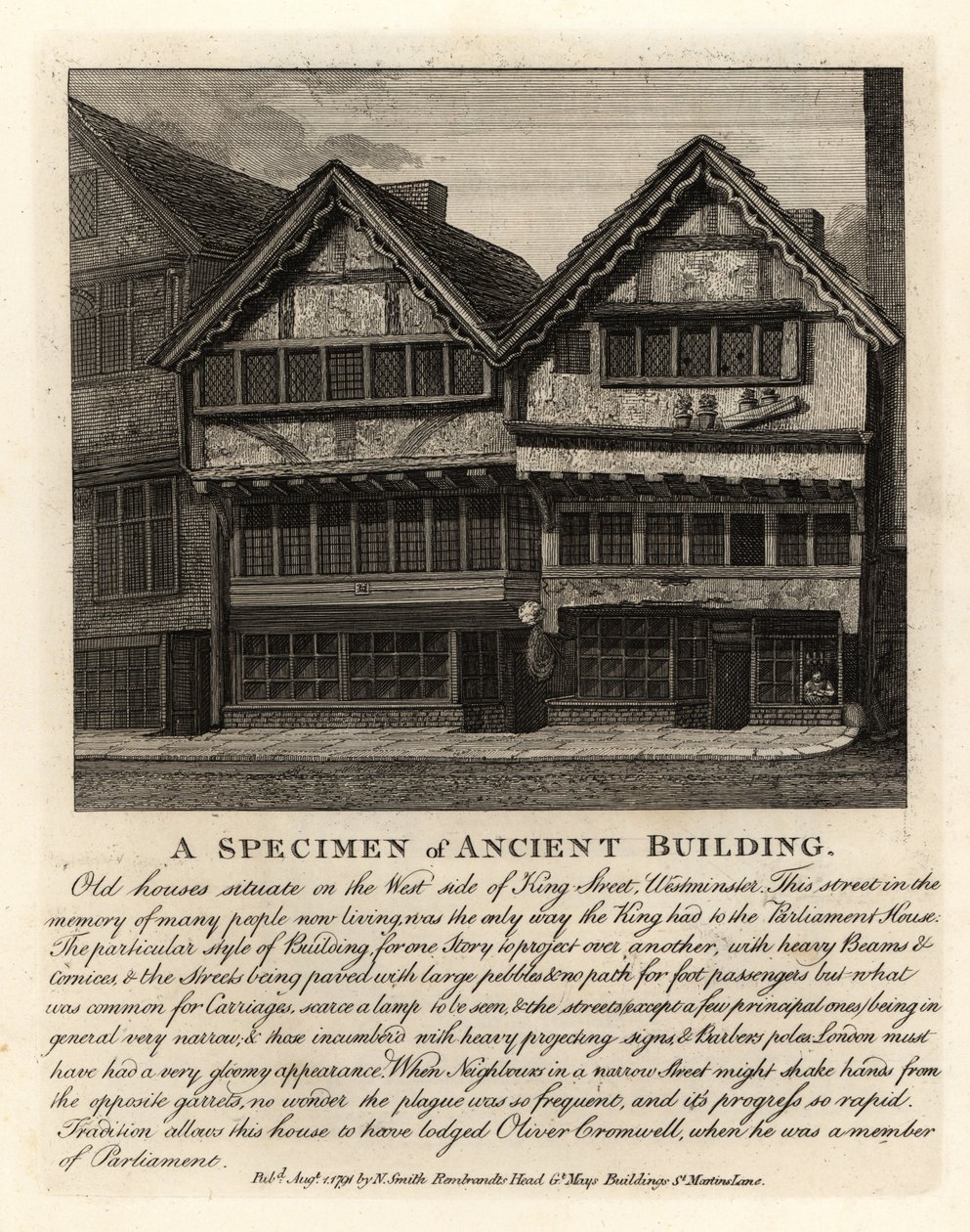 Un spécimen de bâtiment ancien - John Thomas Smith