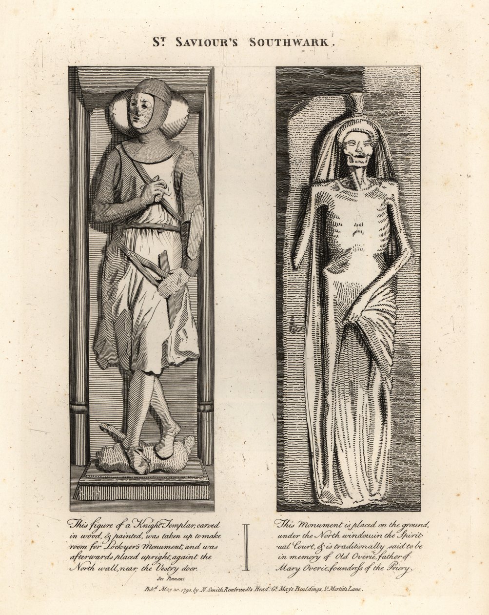 Effigies funéraires à St Saviour