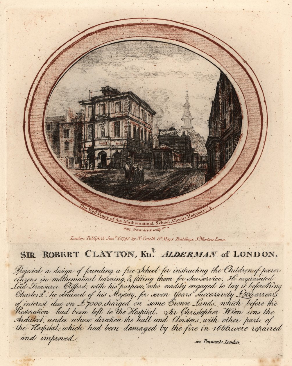 La façade ouest de l