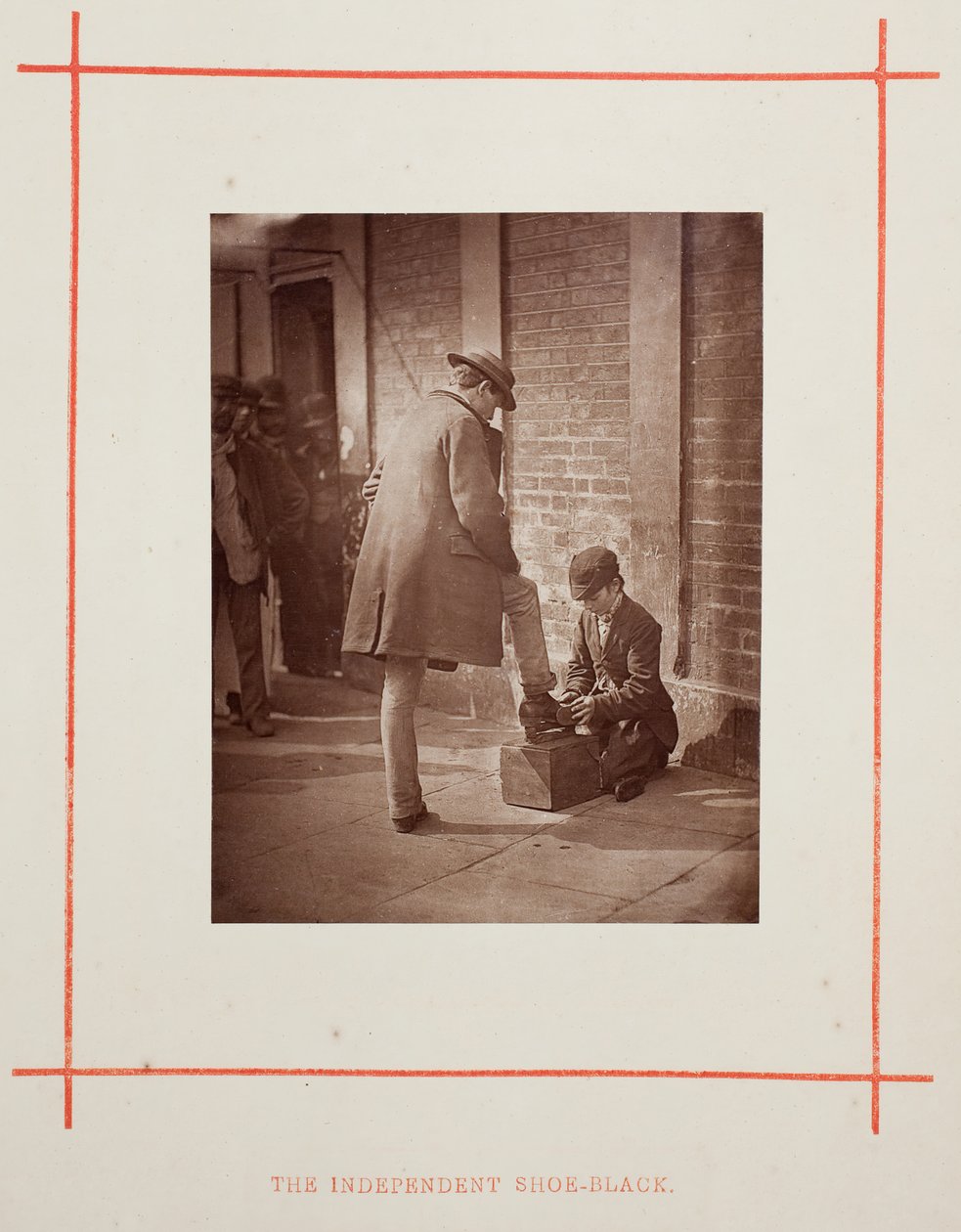 Le cireur de chaussures indépendant, 1877 - John Thomson