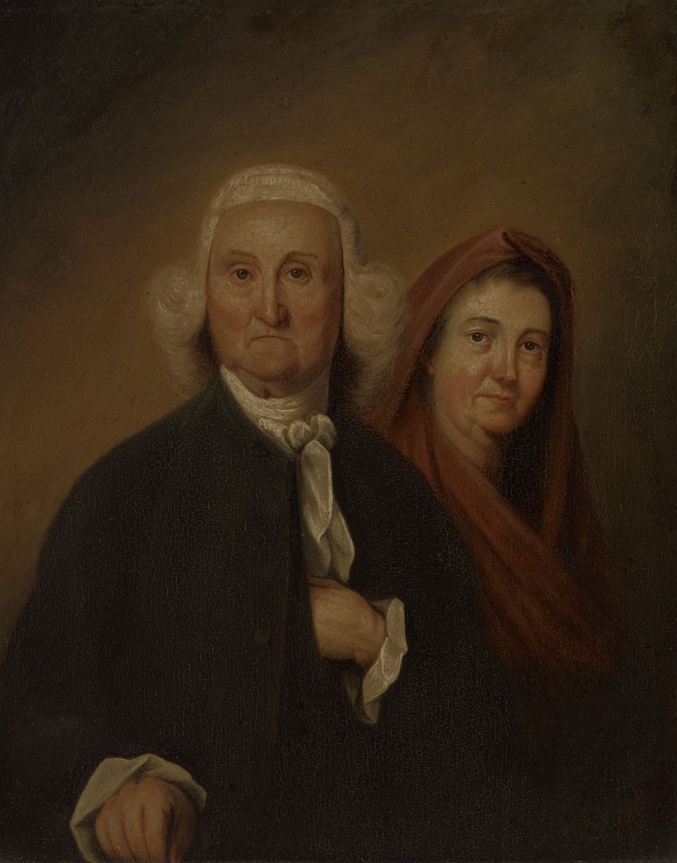 Jonathan Trumbull, Sr., gouverneur, et Faith Robinson Trumbull (1710-1785, docteur en droit en 1779 ; 1718-1780) - John Trumbull