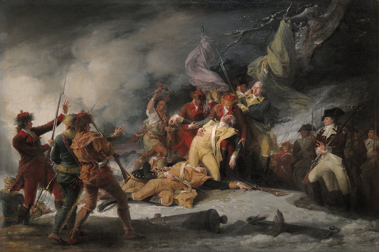 La Mort du Général Montgomery lors de l