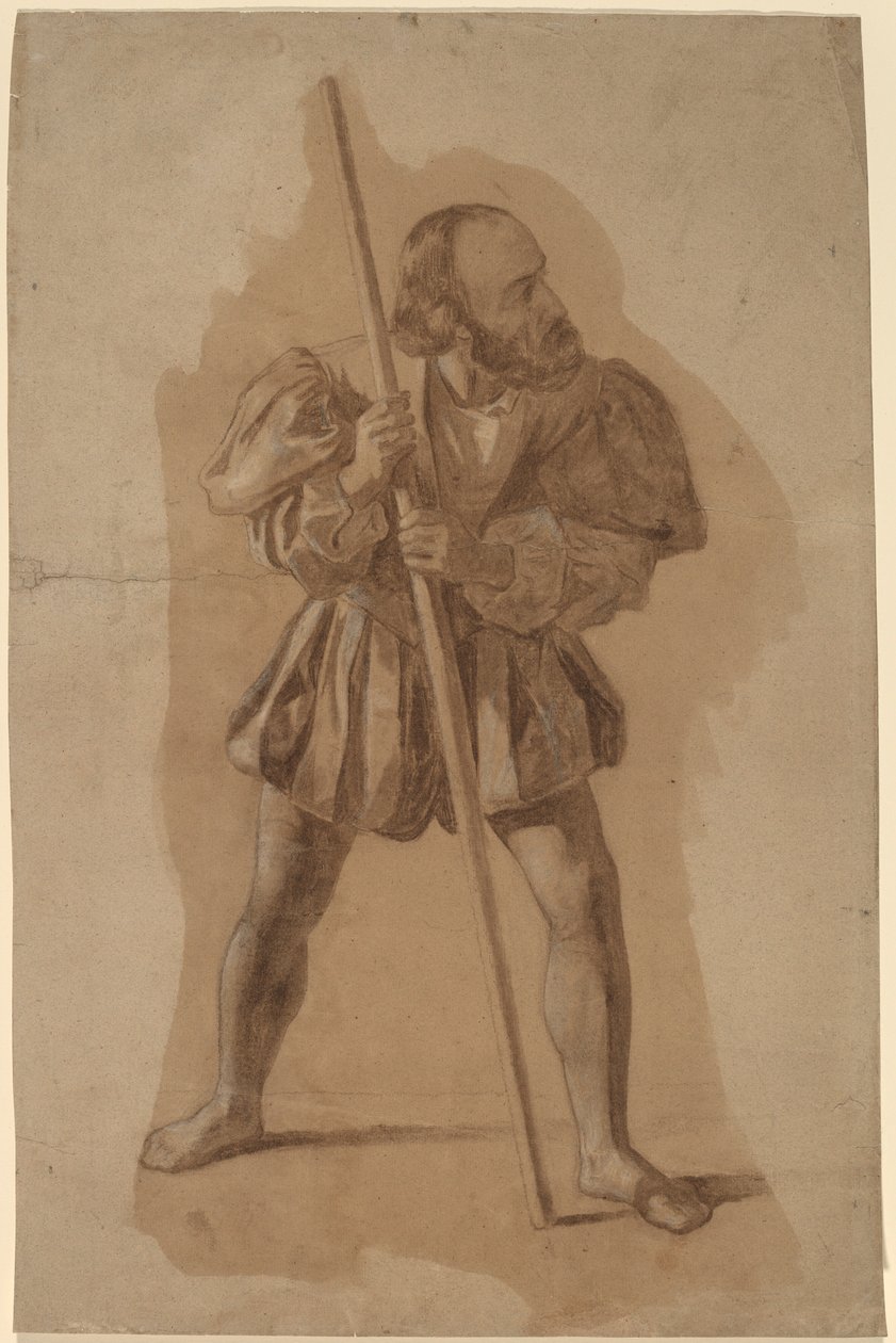 Étude de costume pour la fresque de Colomb, Washington, D.C. - John Vanderlyn