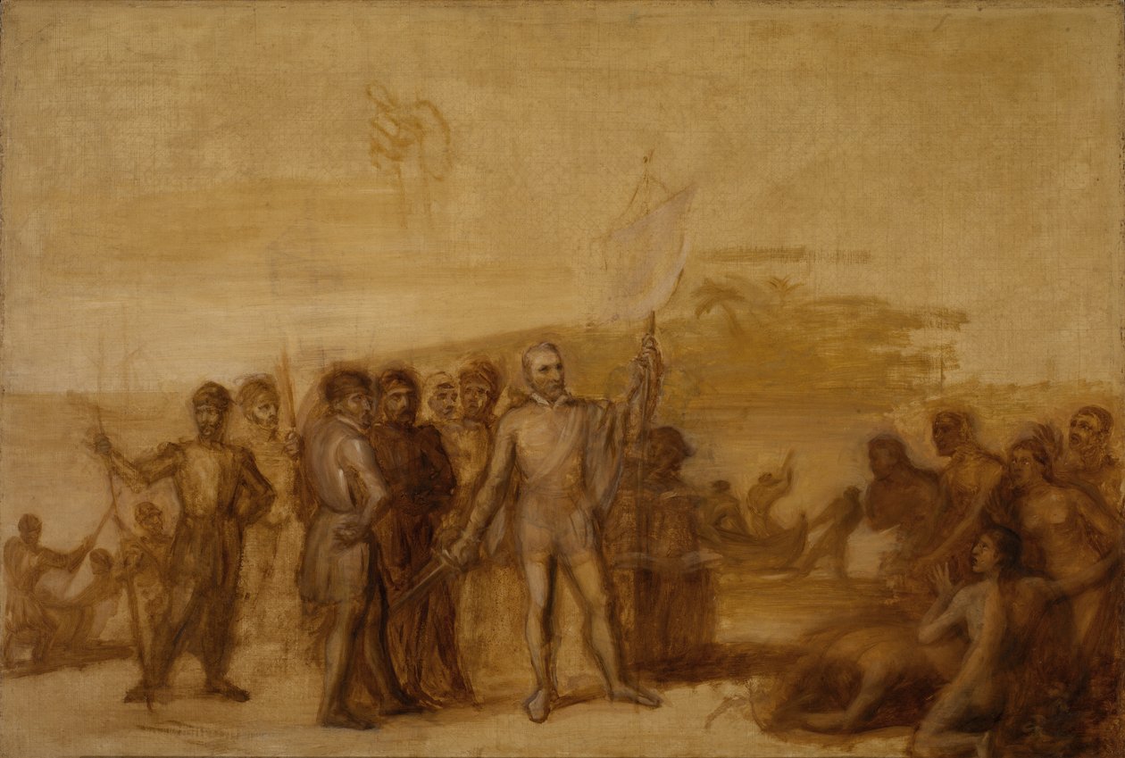 Le Débarquement de Colomb - John Vanderlyn