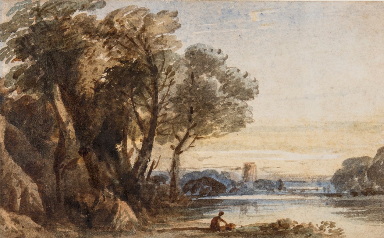 Paysage de caprice, vers 1830 - John Varley