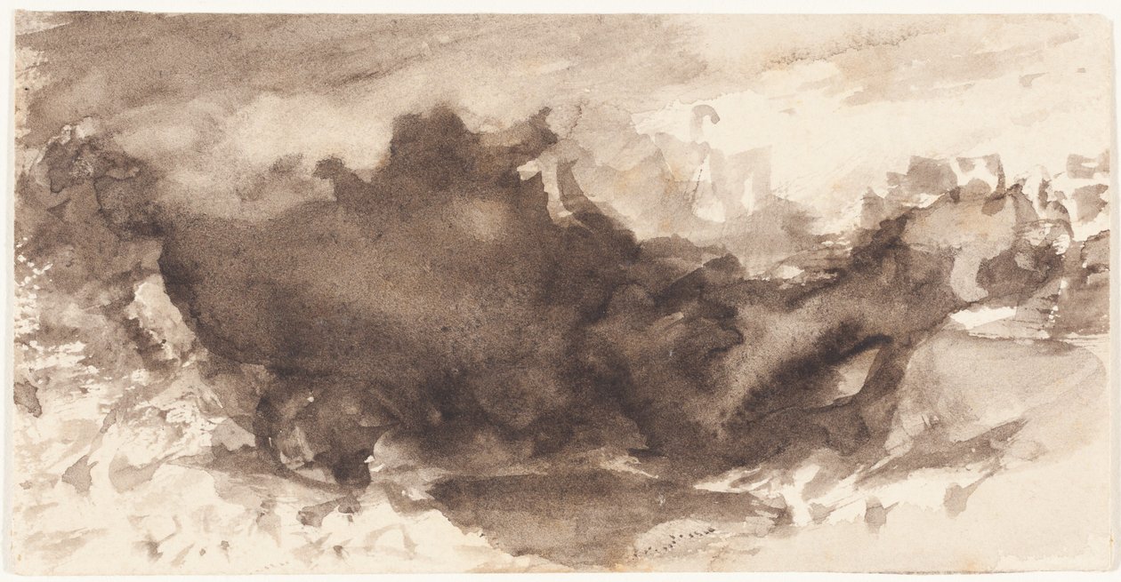 Paysage de vallée - John Varley