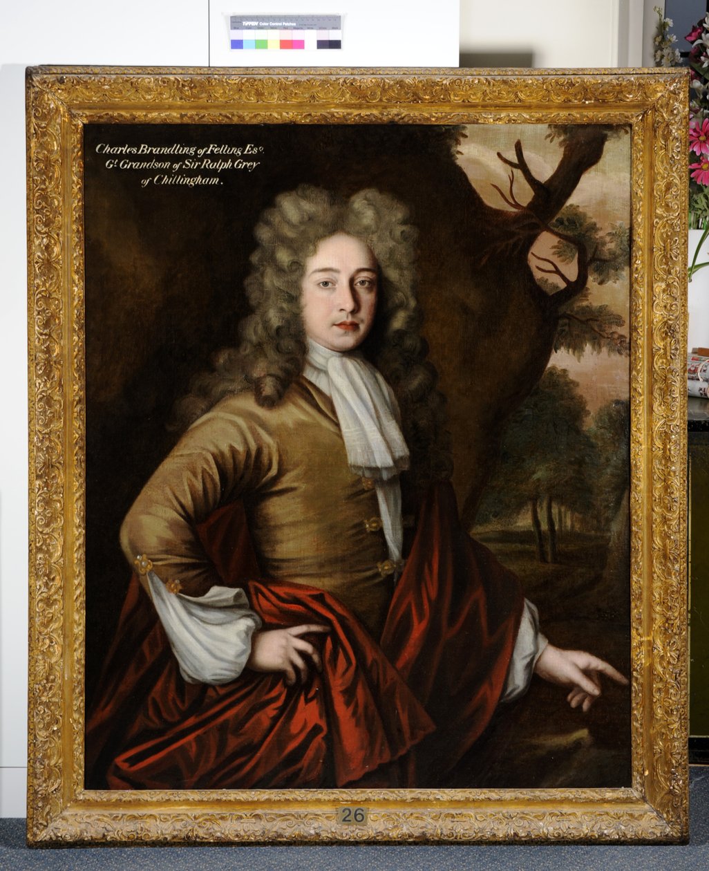 Portrait de Charles Brandling - John Verelst