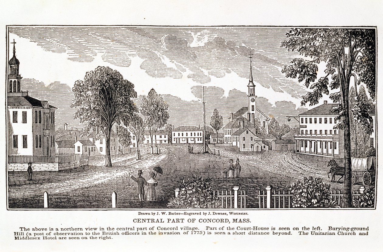 Partie centrale de Concord, de 