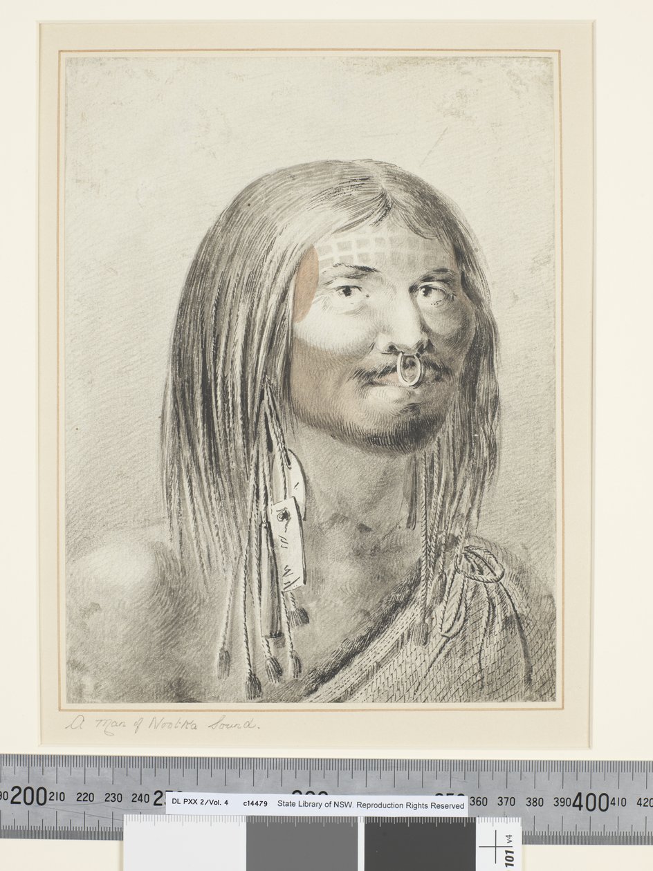 F.21 Un homme de Nootka Sound, vers 1773-84 - John Webber