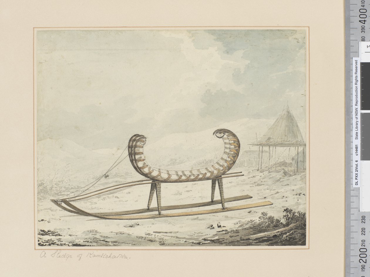 F.40 Un traîneau de Kamtchatka, c.1783-84 - John Webber