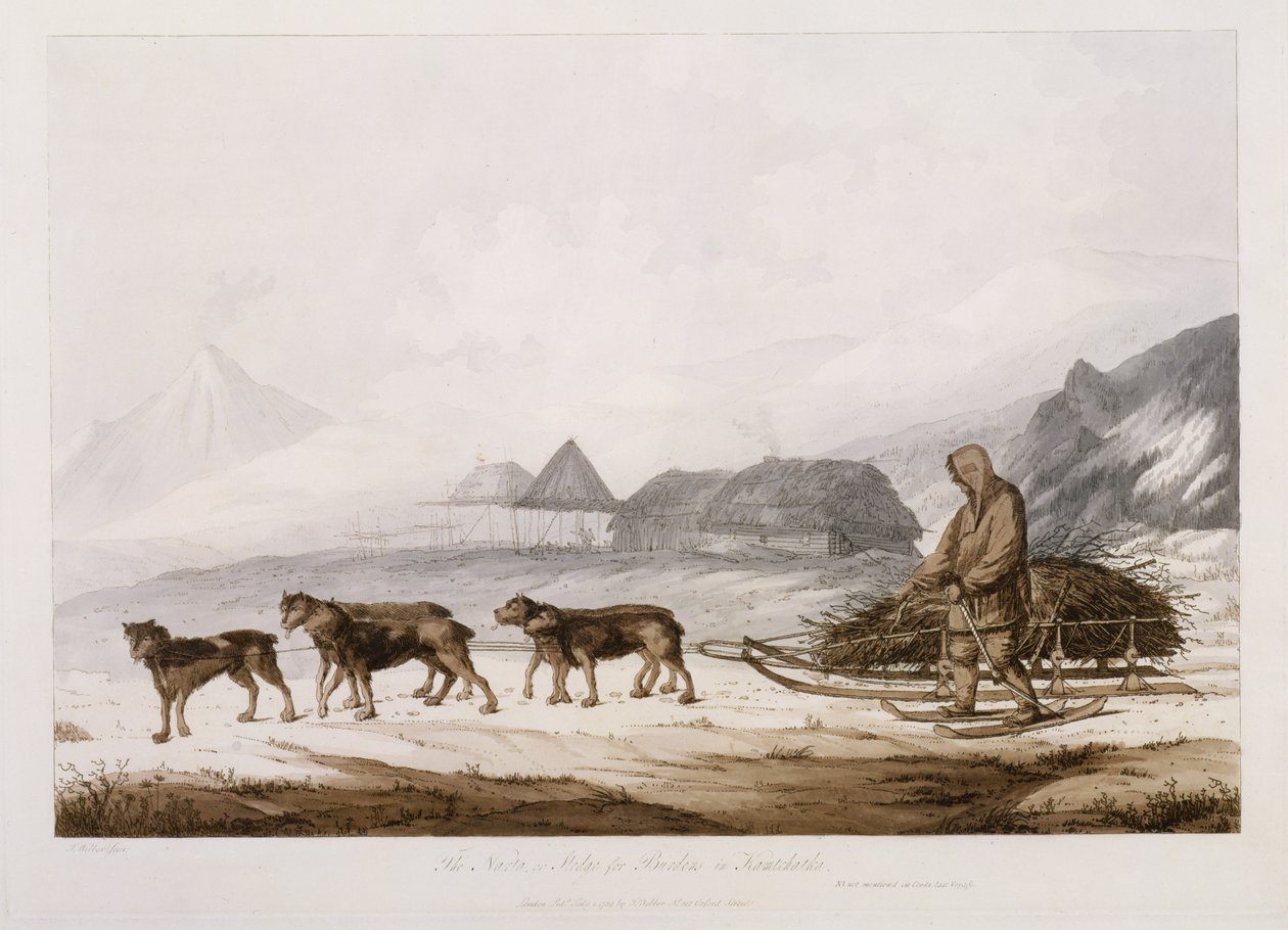 La Narta, ou traîneau pour charges à Kamtchatka, de 