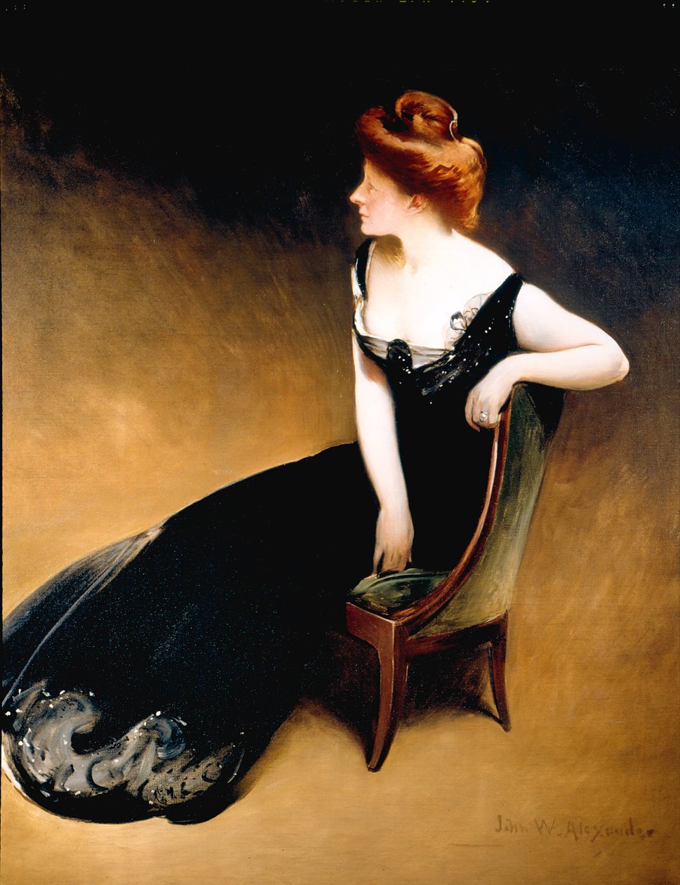 Portrait de Mme V, Mme Herman Duryea - John White Alexander