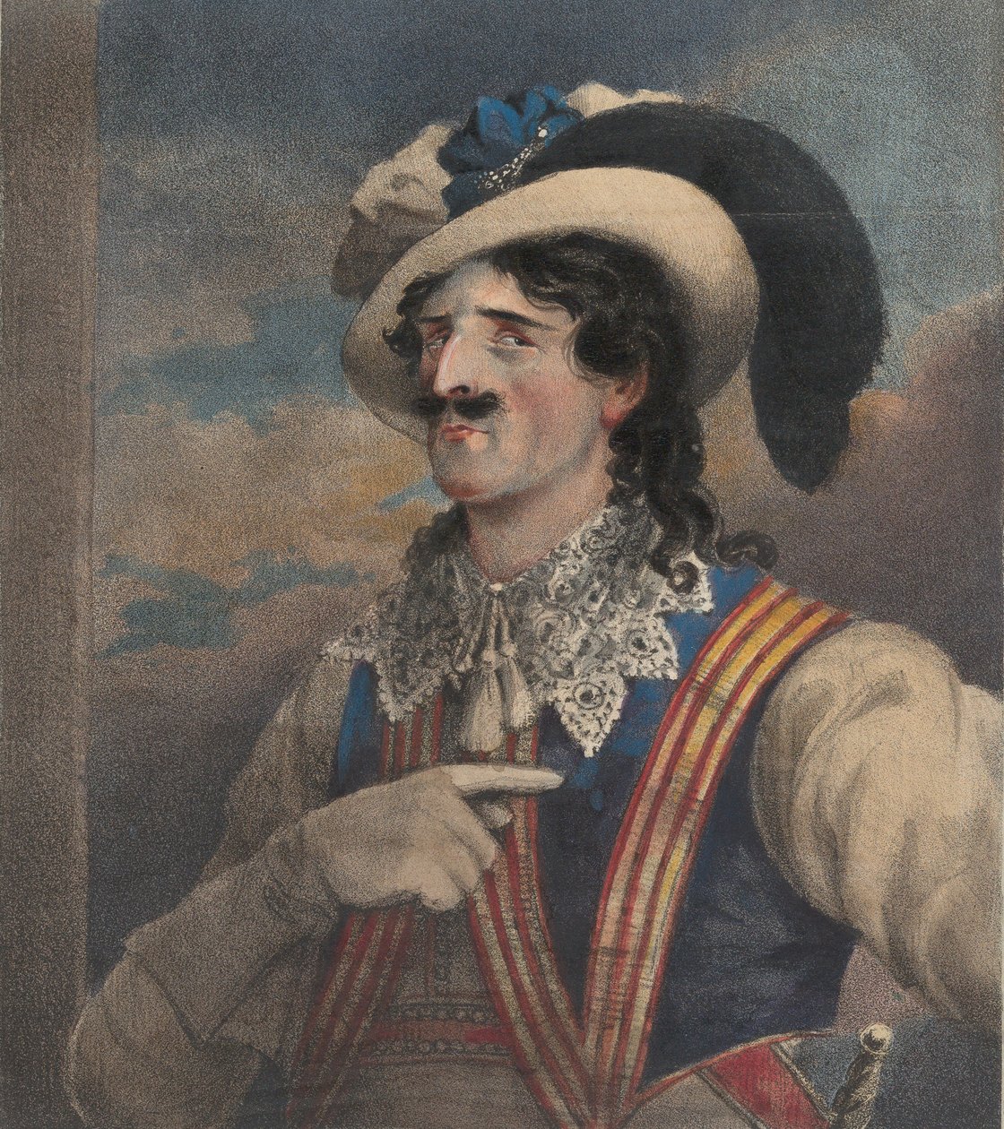 M. Young en Iago, vers 1824 - John William Gear