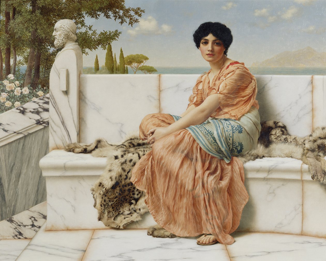 Rêverie - John William Godward