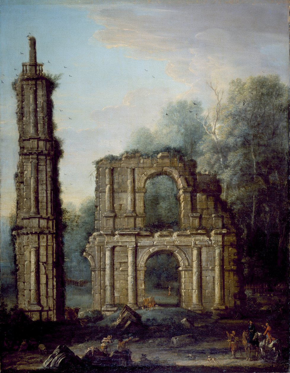 Les ruines du château de Holdenby, Northamptonshire, c.1735-45 - John Wootton
