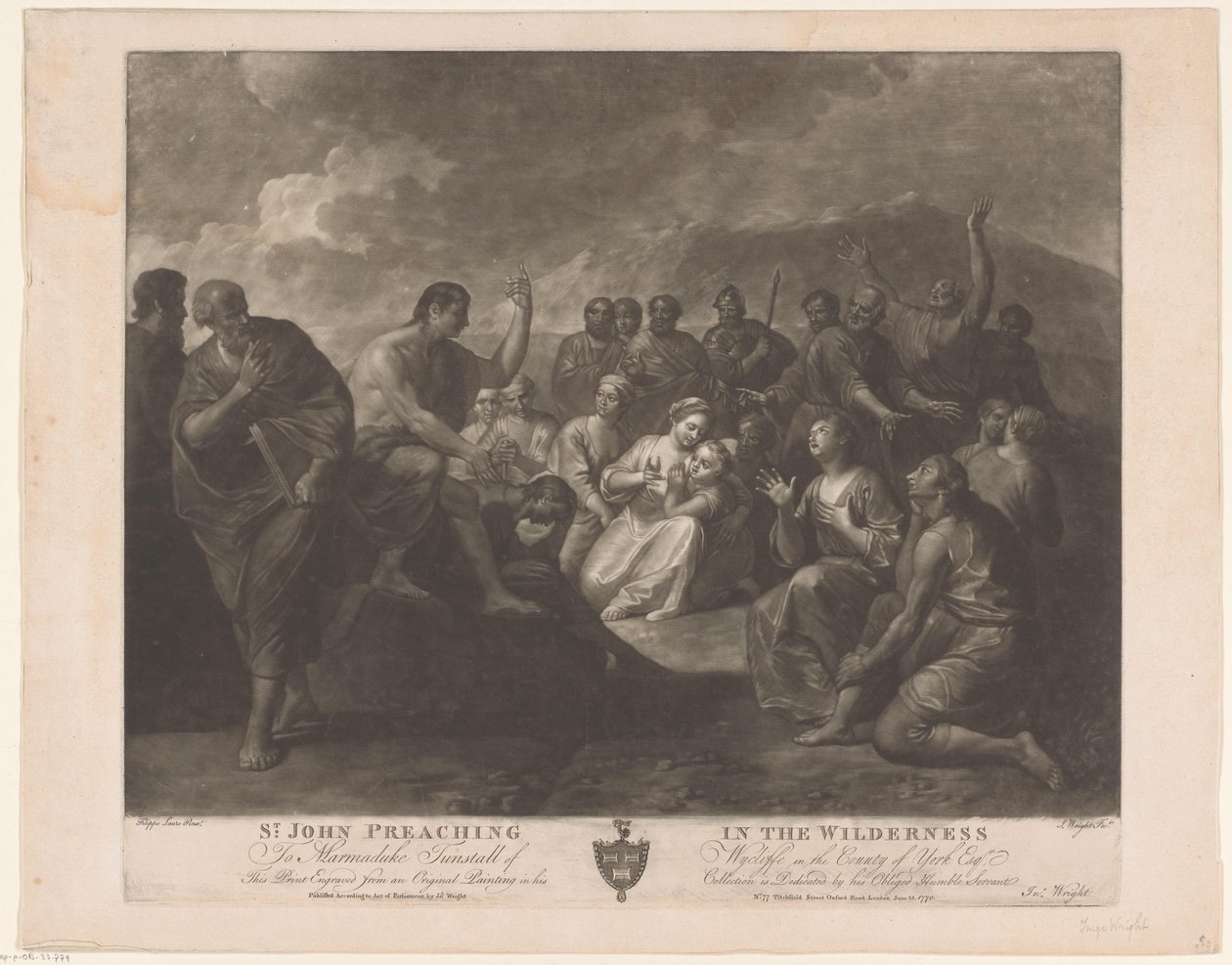 Prédication de Jean-Baptiste - John Wright