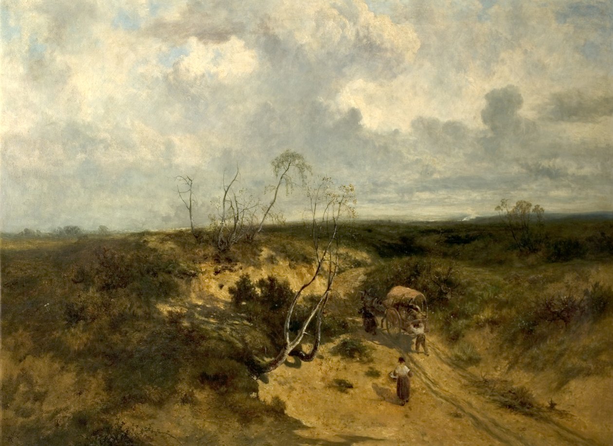 Un bout de route sablonneux, 1874 - John Wright Oakes