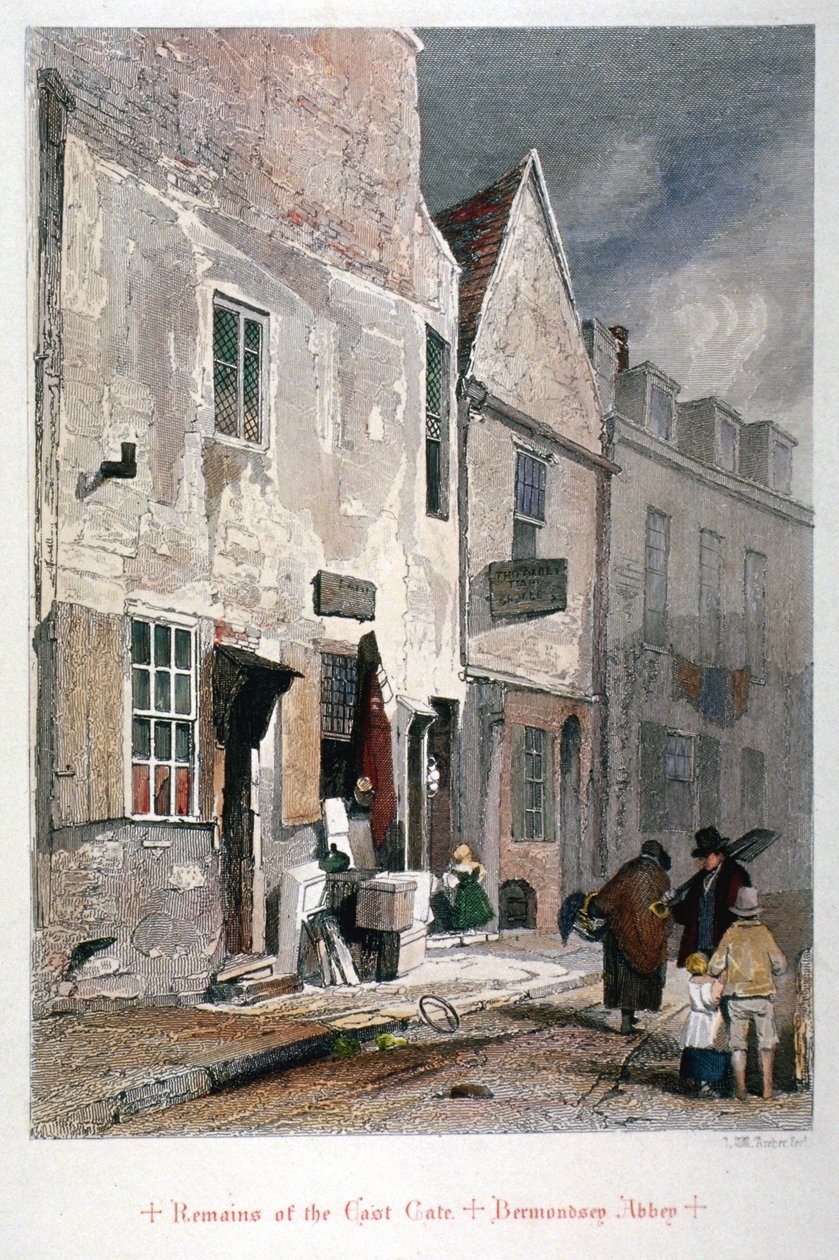 Vue des restes de la porte est de l