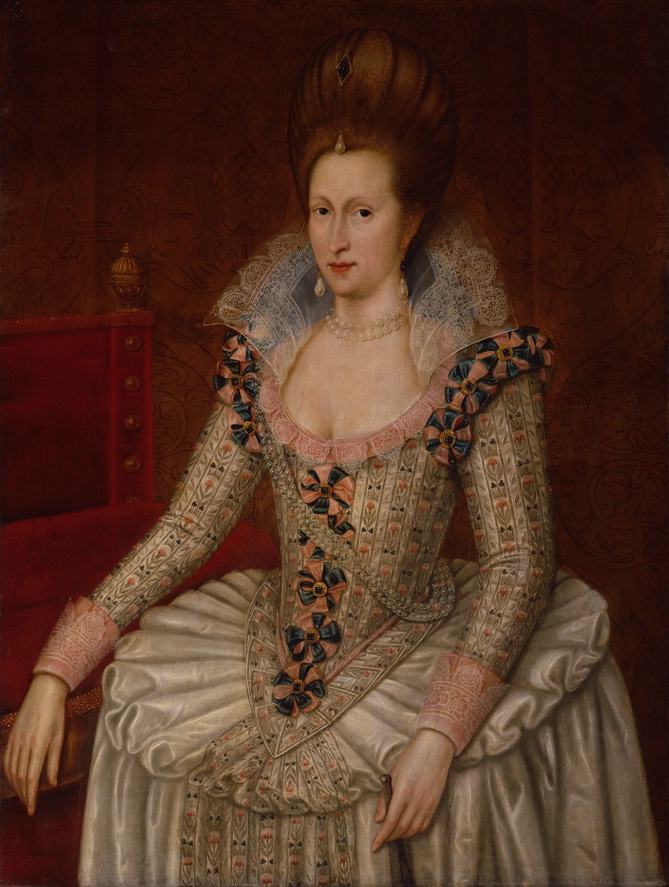 Reine Anne de Danemark - John de the Elder (attr. to) Critz