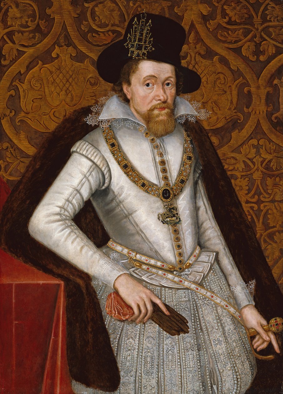 Roi Jacques VI et I, c.1605 - John de the Elder Critz