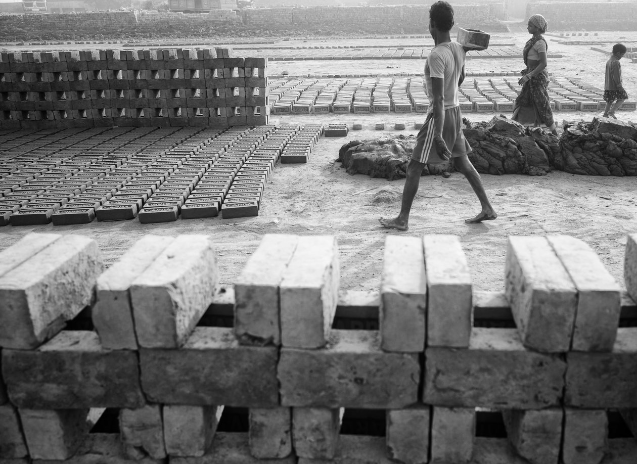 Usines de briques à Kolkata, Inde, 2016 (photo) - Jon Nicholson