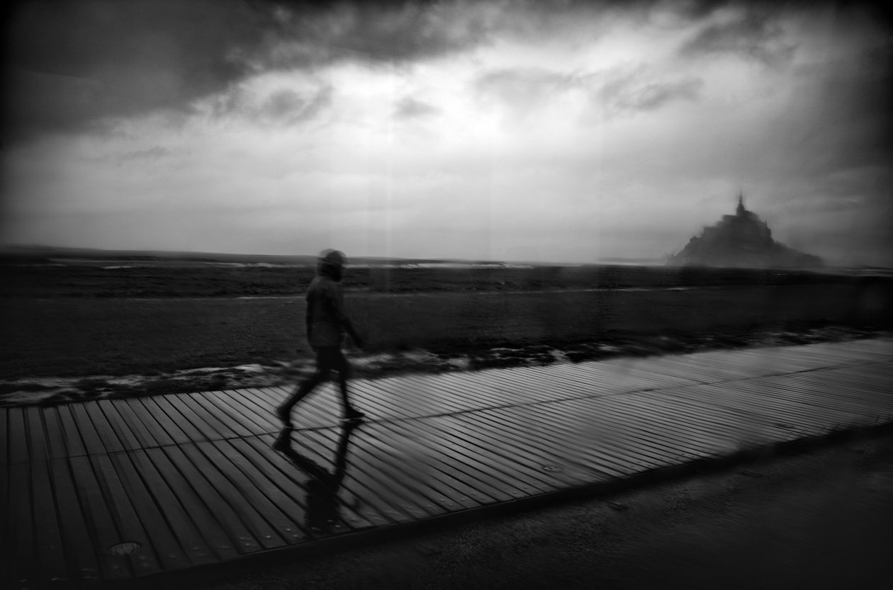 On route to Mont St Michel, 2022 (photo) - Jon Nicholson