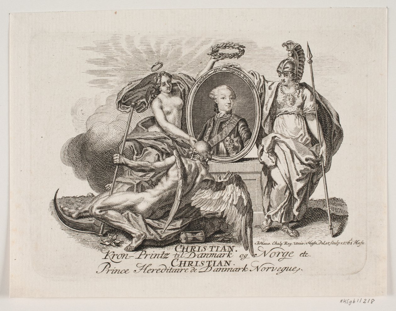Christian VII en tant que prince héritier - Jonas Haas