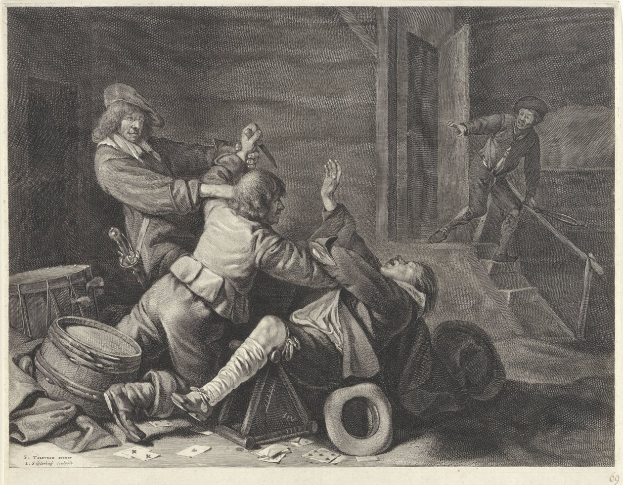 Combat dans un intérieur - Jonas Suyderhoef