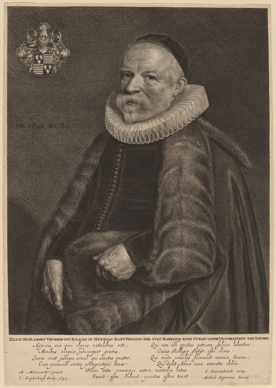 Gillis de Glarges - Jonas Suyderhoff after Michiel van Miereveld