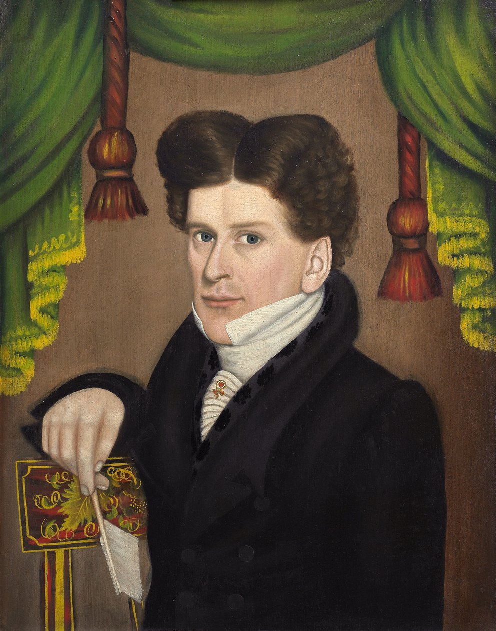 Homme avec un stylo, vers 1827-30 - Jonas Welch Holman