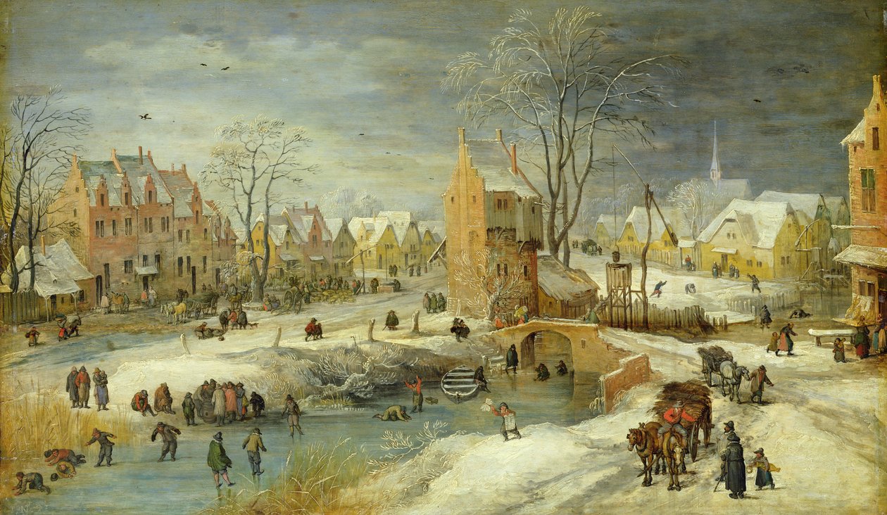 Village en hiver - Joos or Josse de Momper