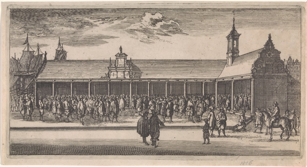 Vue de la Bourse à Rotterdam - Joost van Geel