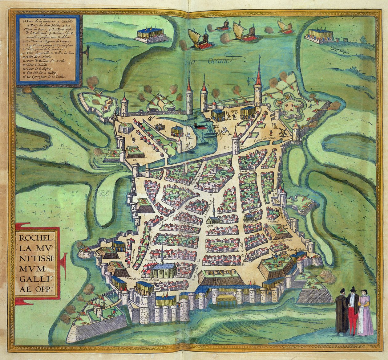 Carte de La Rochelle, de 