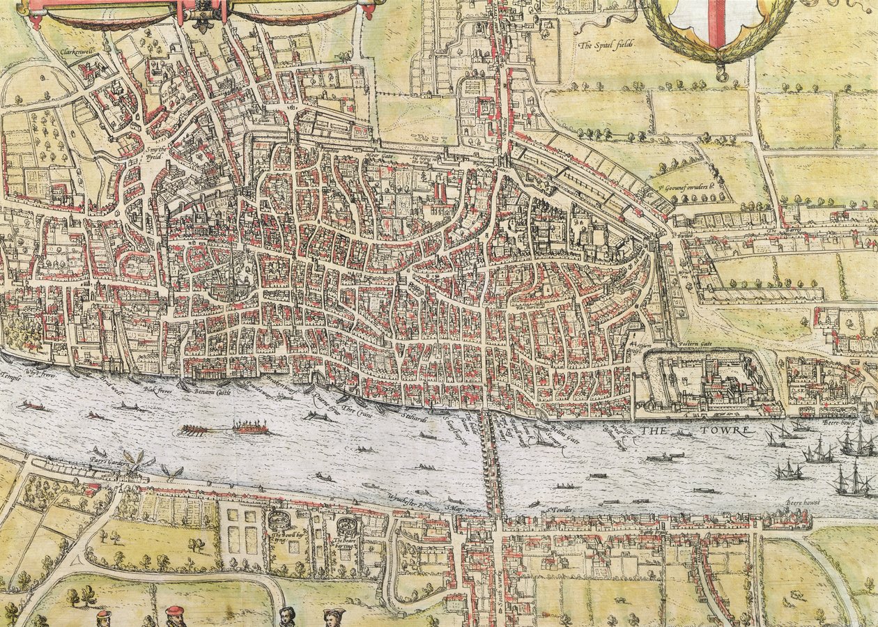 Carte de Londres, de 