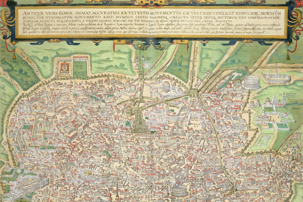 Carte de Rome, de 
