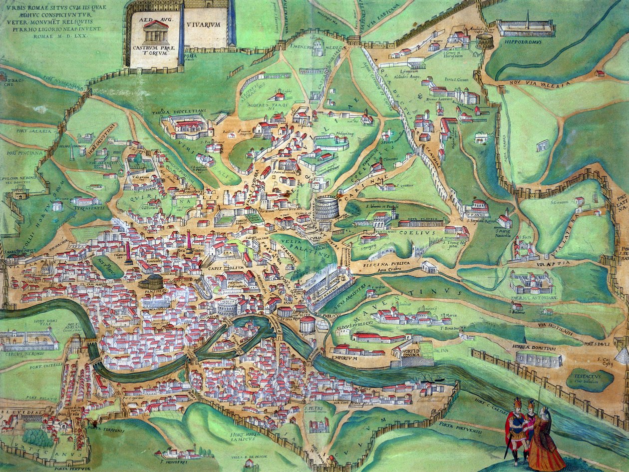 Carte de Rome, de 