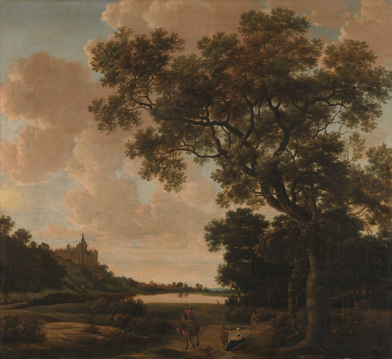 Paysage avec le Schwanenburg, Clèves - Joris van der Haagen