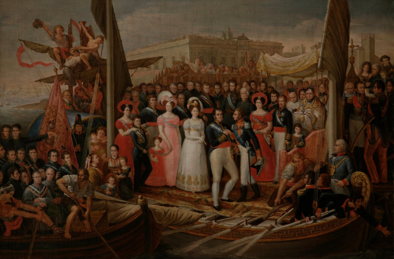 Débarquement de Ferdinand VII à El Puerto de Santa María - José Aparicio