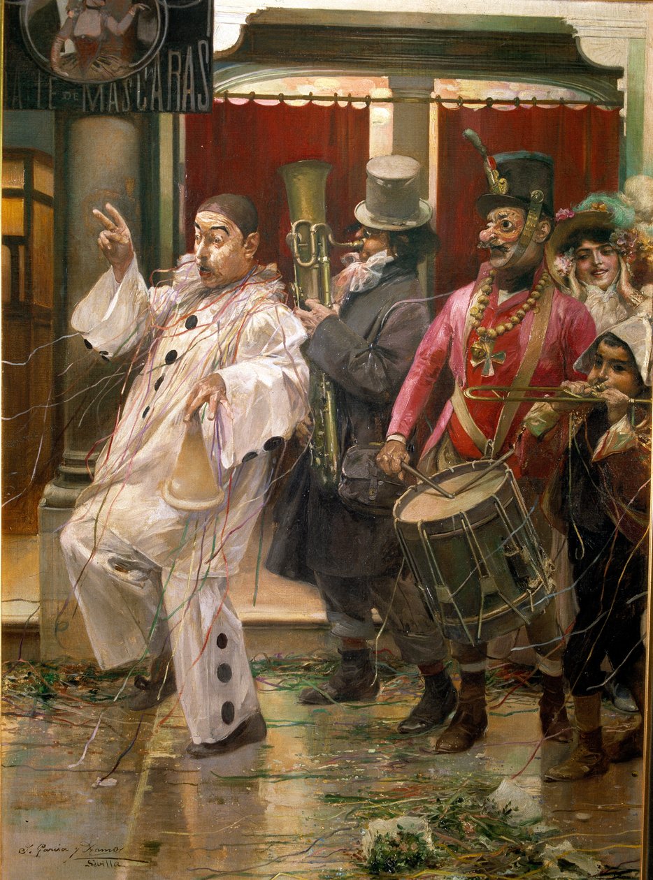 Carnaval de Séville, 19e siècle (peinture à l