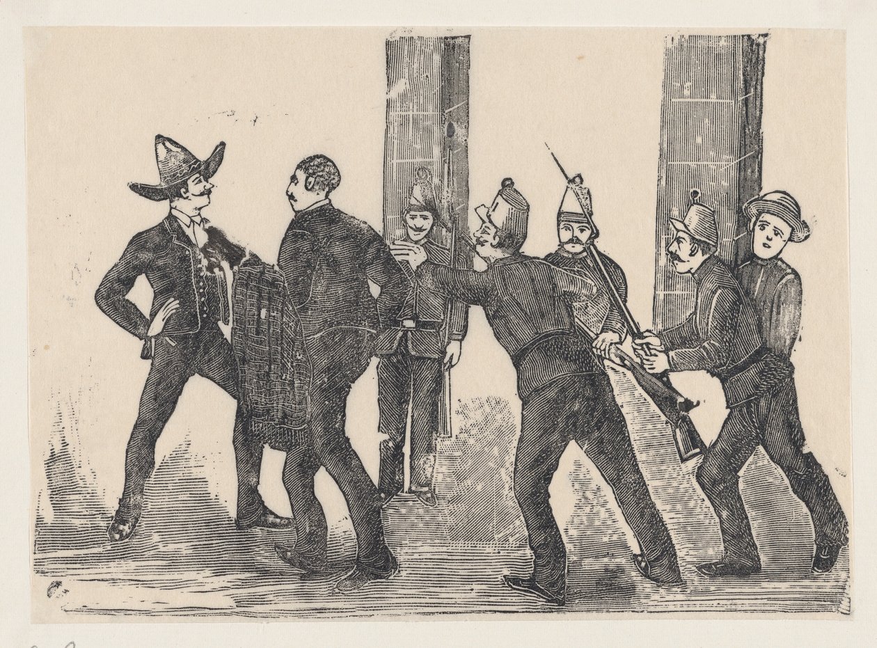 Exécution de Jésus Bruno Martinez, 1892 - José Guadalupe Posada