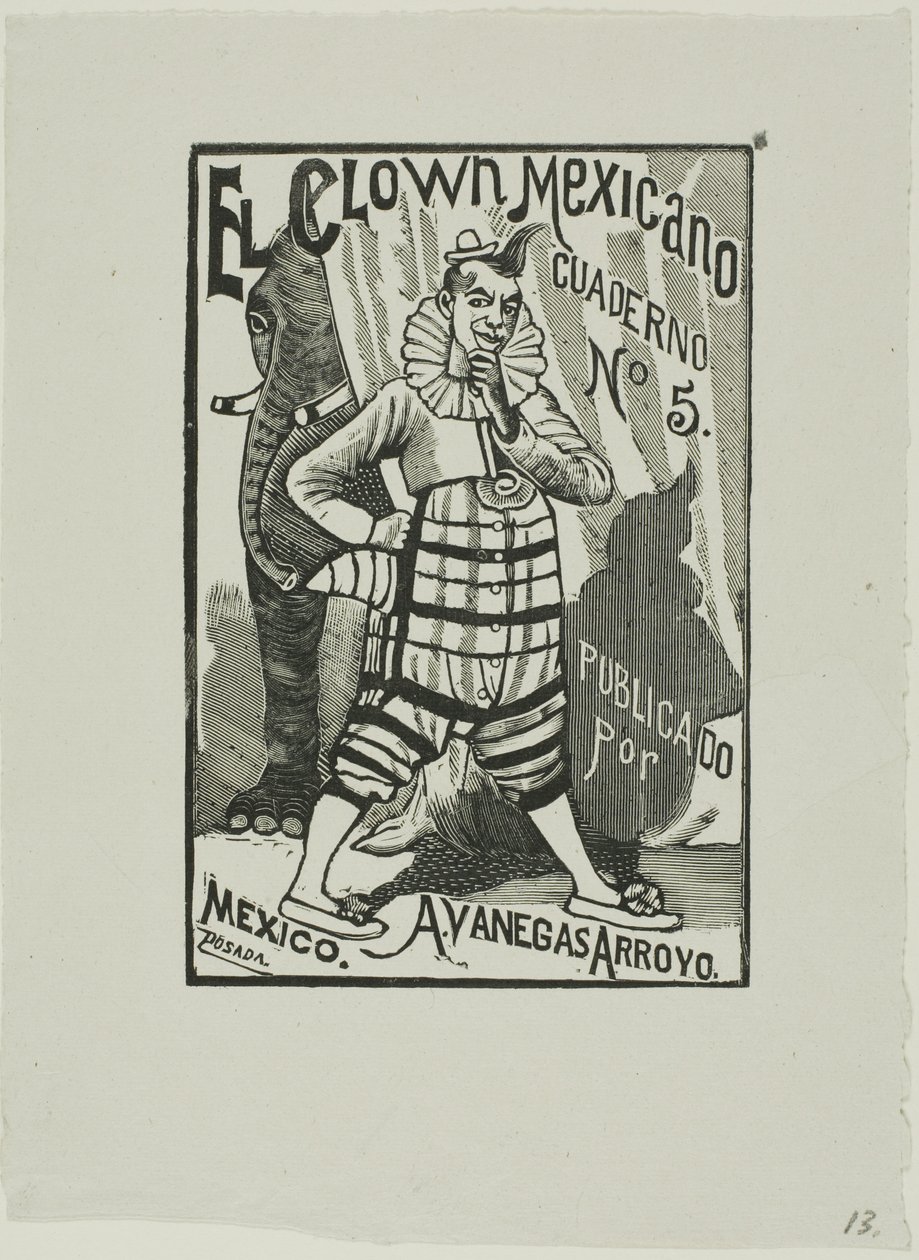 Clown mexicain, n° 5 - José Guadalupe Posada