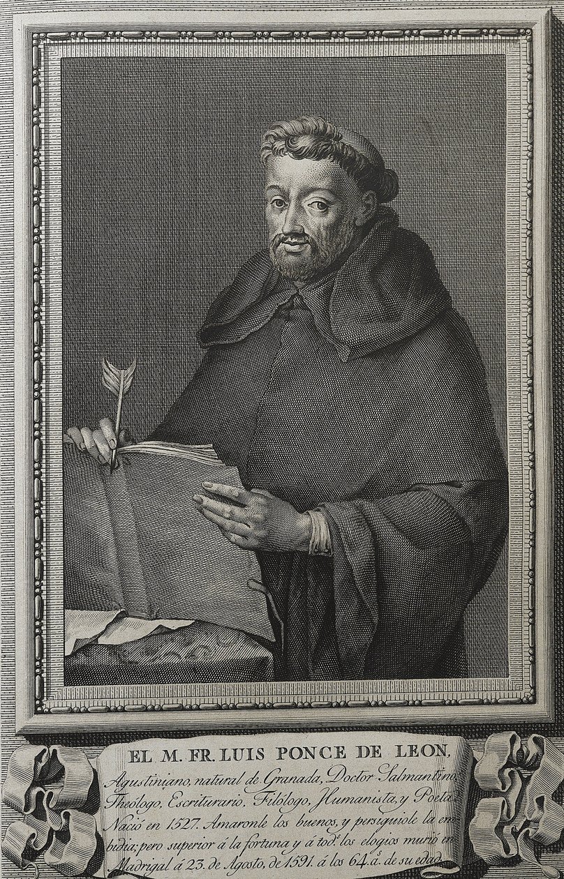 Barcelon, Juan (1739-1801). Portrait de Fray Luis de Leon. 1791. (36 x 23