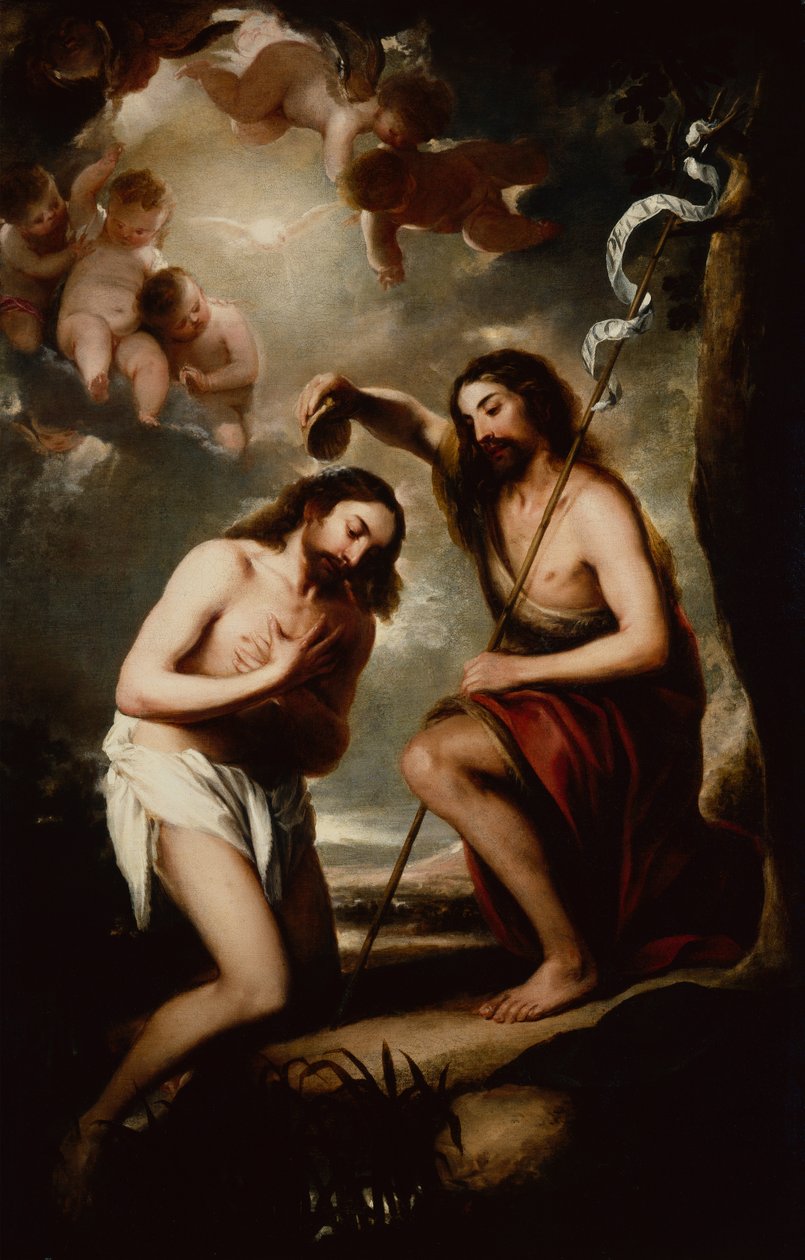 Le Baptême du Christ - José Antolínez