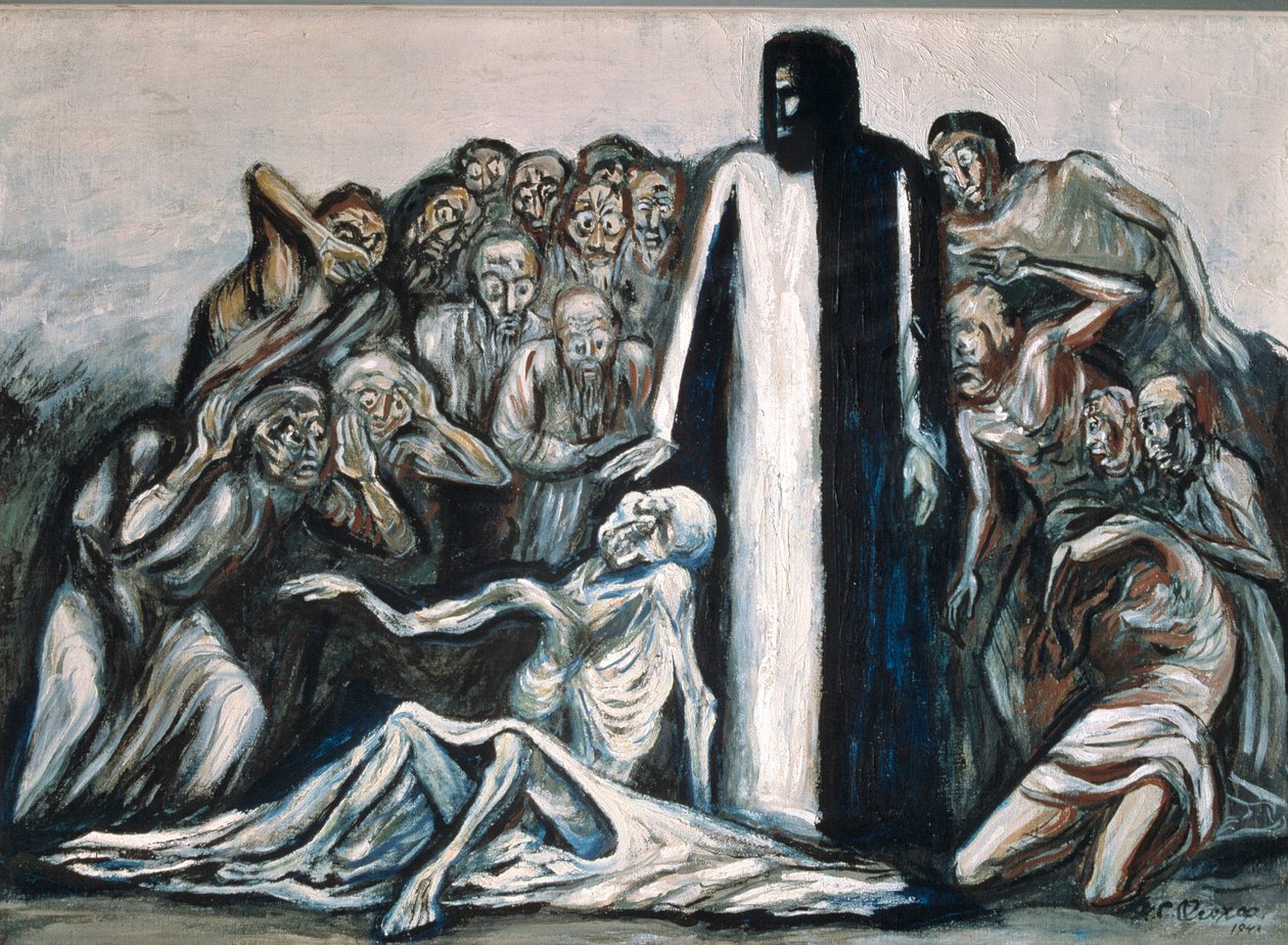 La résurrection de Lazare, 20e siècle (peinture) - Jose Clemente Orozco