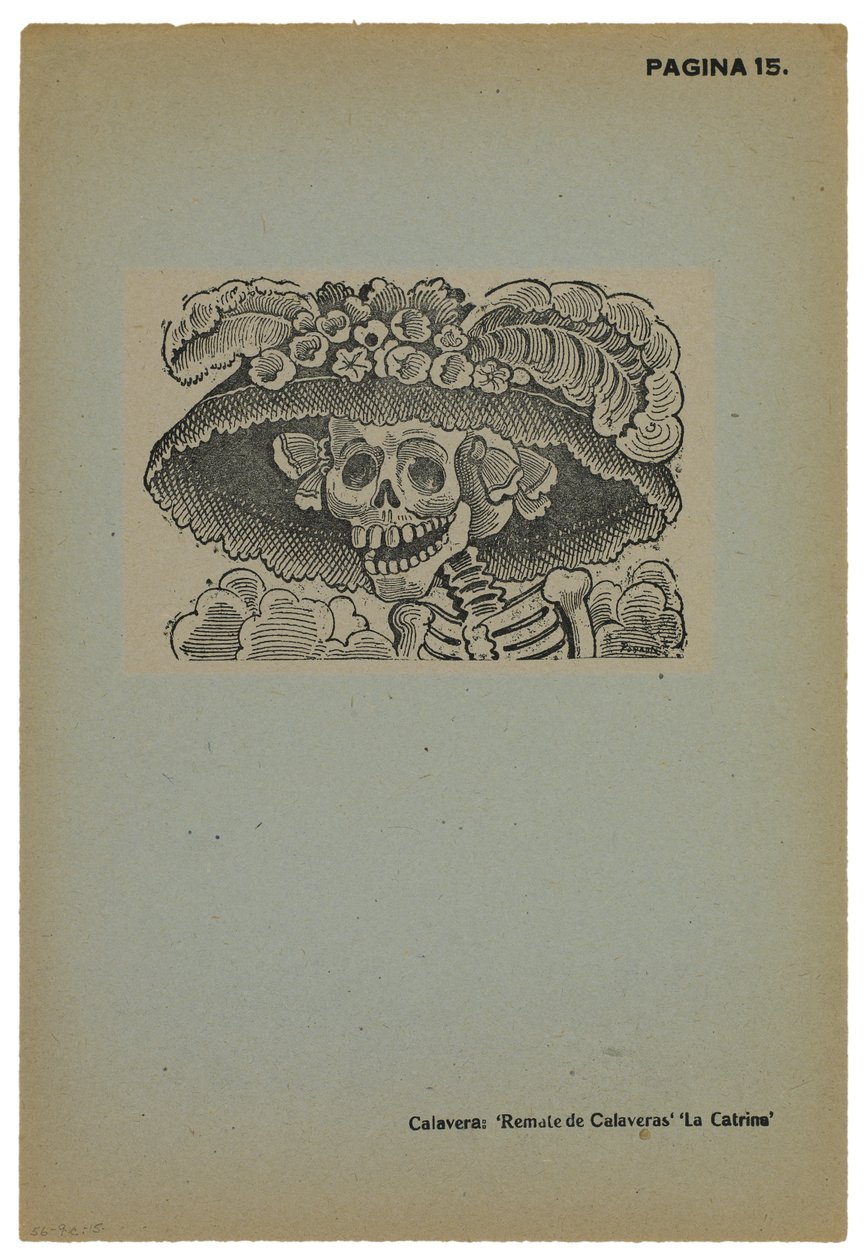 Calavera de la Catrina, c.1910, imprimé 1943 - José Guadalupe Posada
