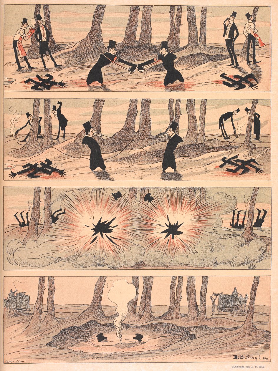 Un duel avec des conditions sévères. - Josef Benedikt engl
