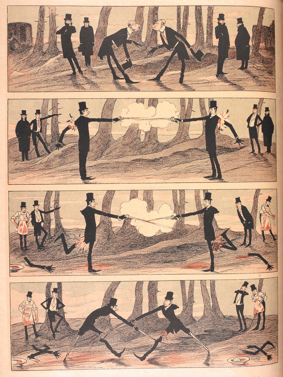 Un duel avec des conditions sévères - Josef Benedikt engl