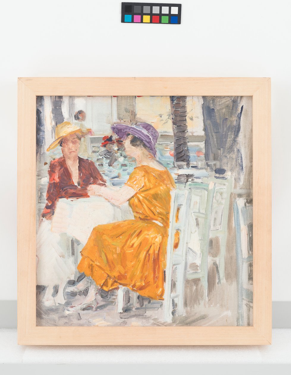 Zwei Damen im Pratergasthaus - Josef Engelhart